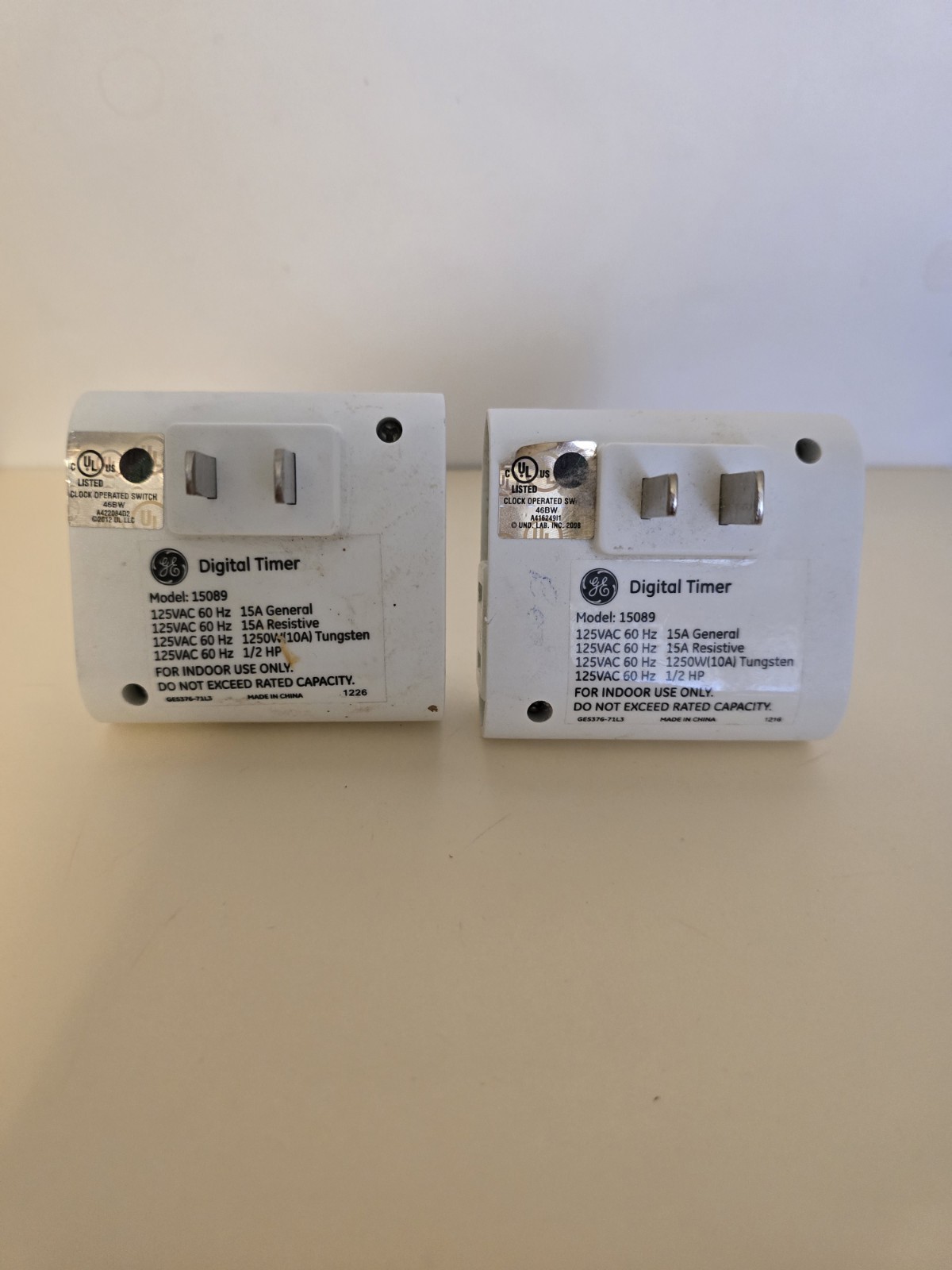 Digital Timer 2 Pieces GE Can Be Purchased Separately