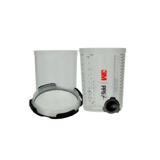 3M 26024 PPS Series 2.0 Spray Cup System Kit Large (28 fl oz/850 mL) 200 Micr...