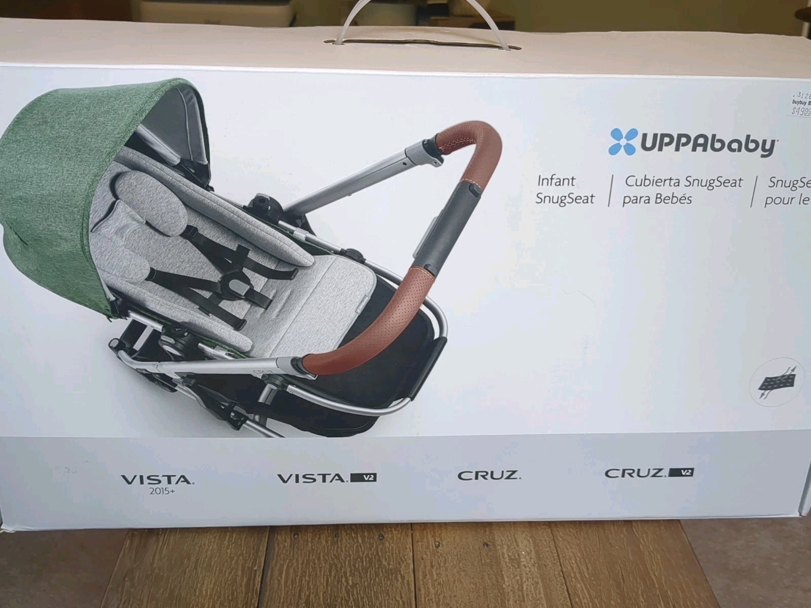 NEW UPPAbaby Infant Snug Seat  Compatible W/ Vista V2  Cruz V2 Strollers