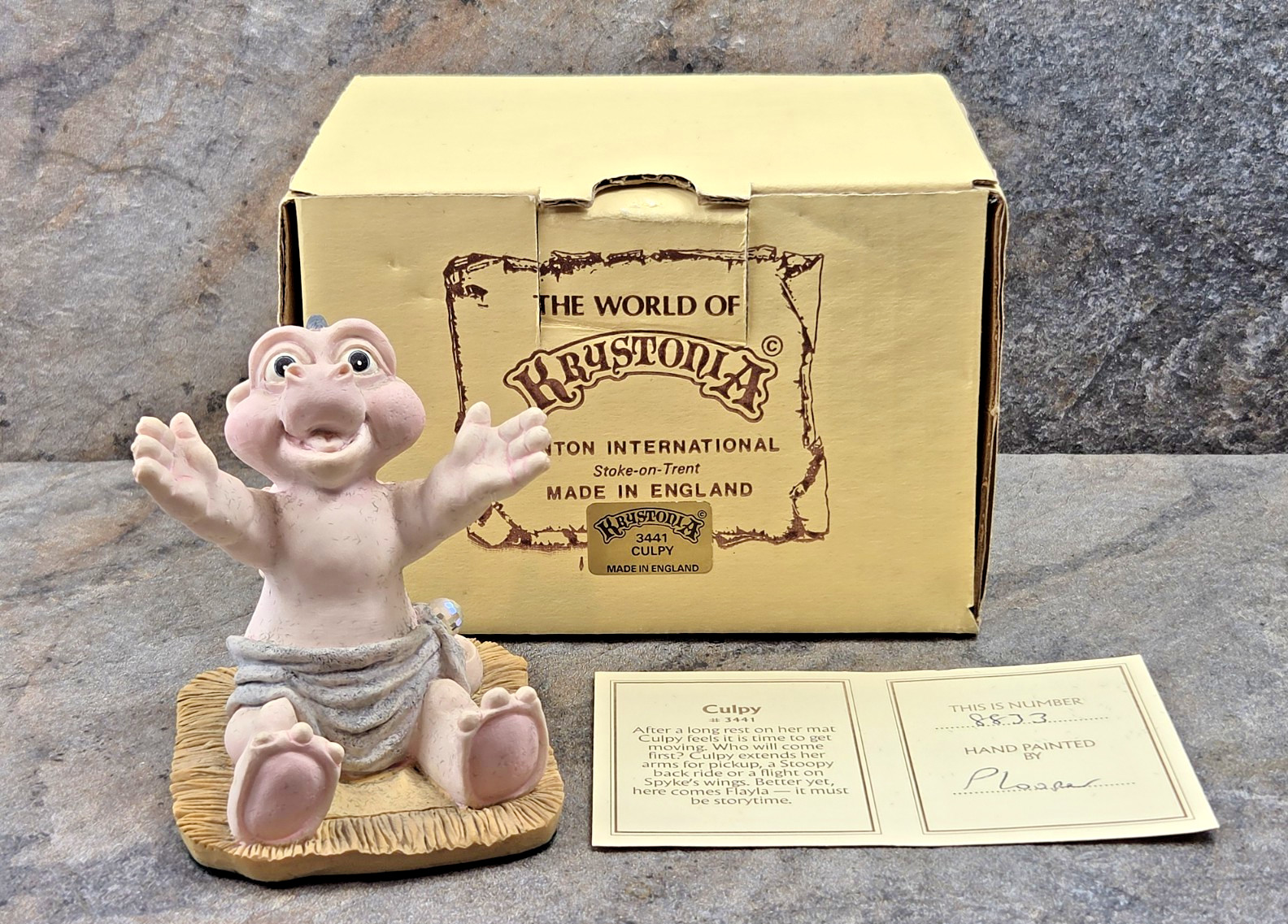 The World Of KRYSTONIA Culpy Figure #3441 1992