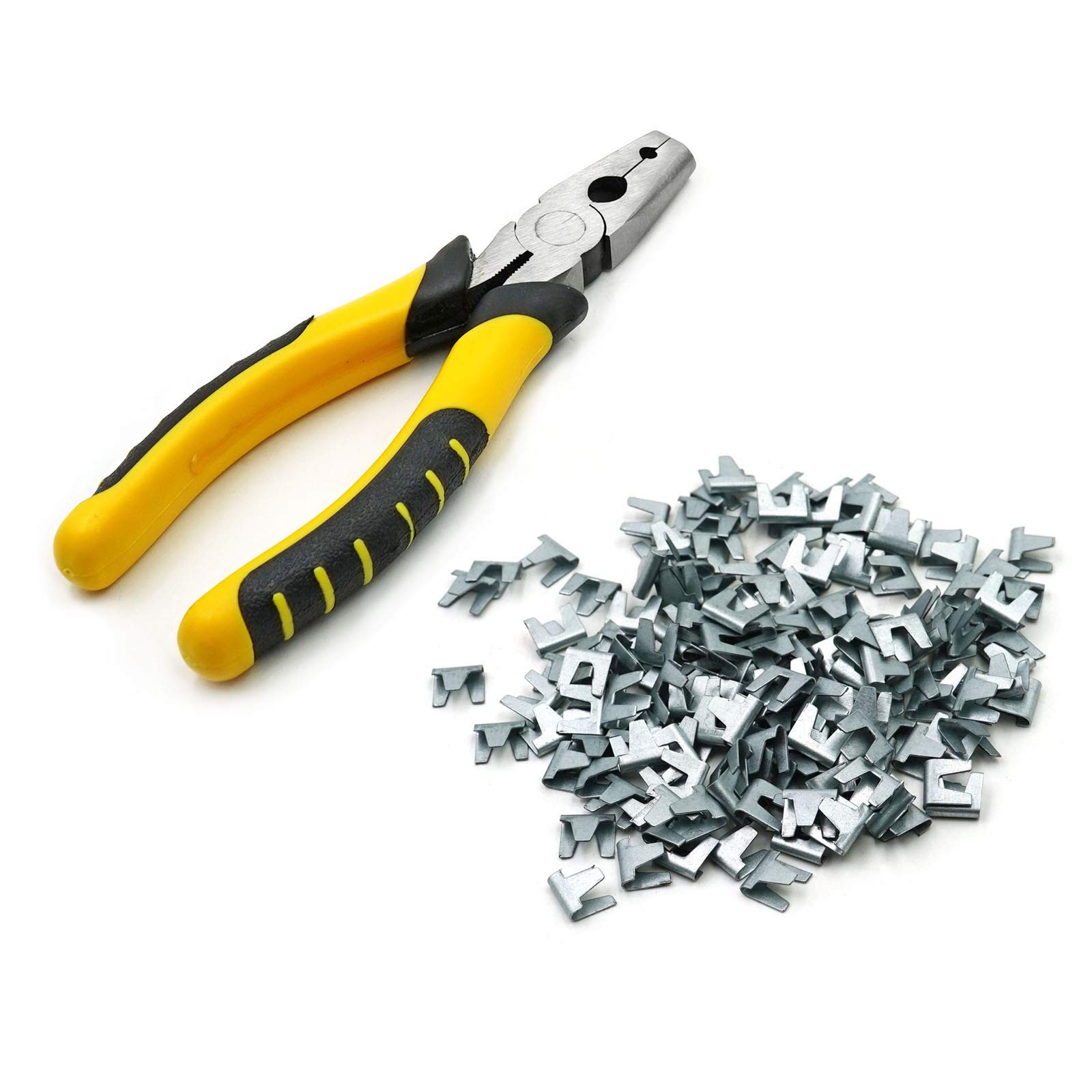 Wire Cage Buckle Clips Pliers And Pliers Chicken Bird Rabbit Building Tools NEW