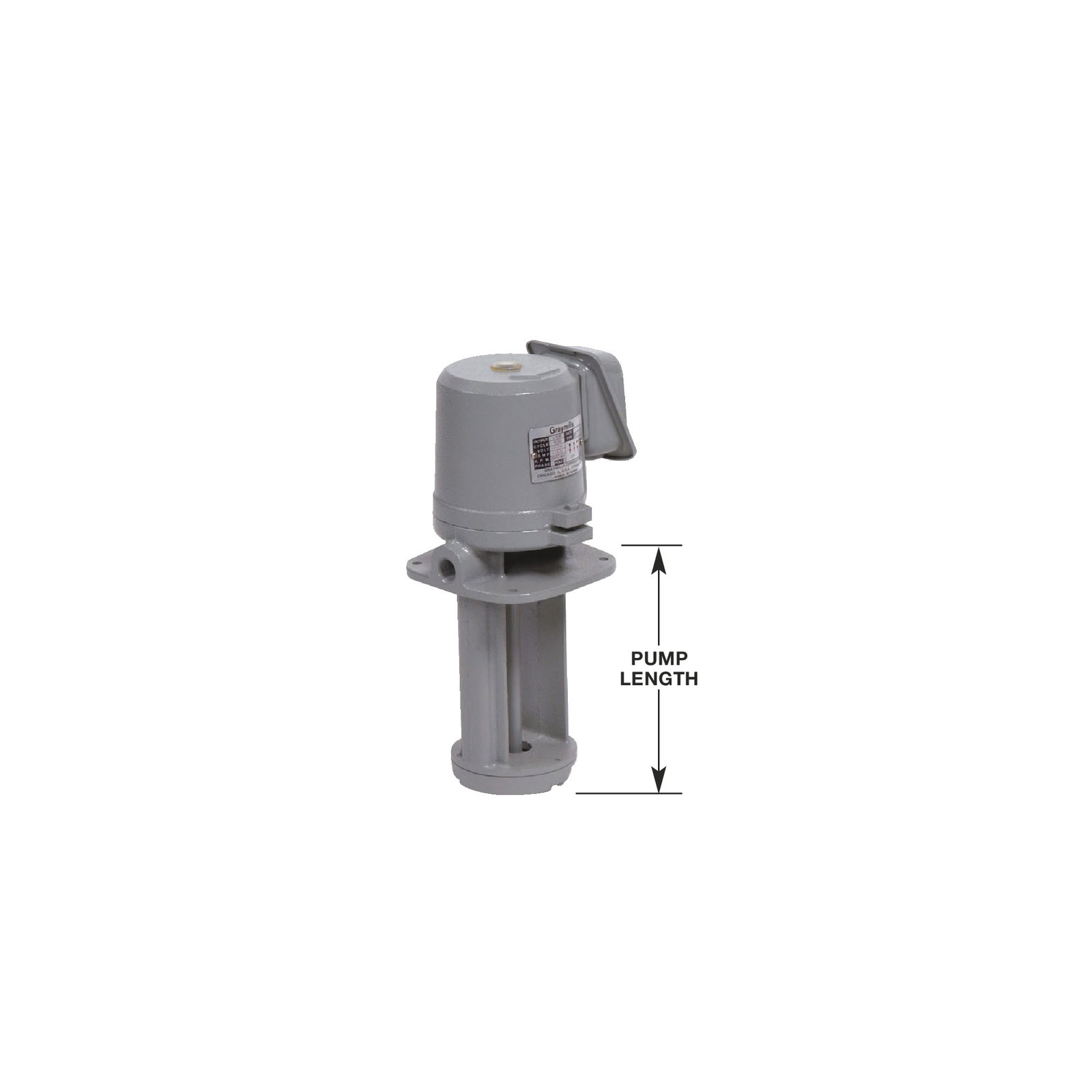 Graymills IMV08-E 115/230V 1 Phase Replacement Immersion Coolant Pump 10 GPM