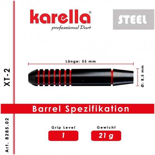 Steeldart Karella XT - Series XT - 2 - 21 G