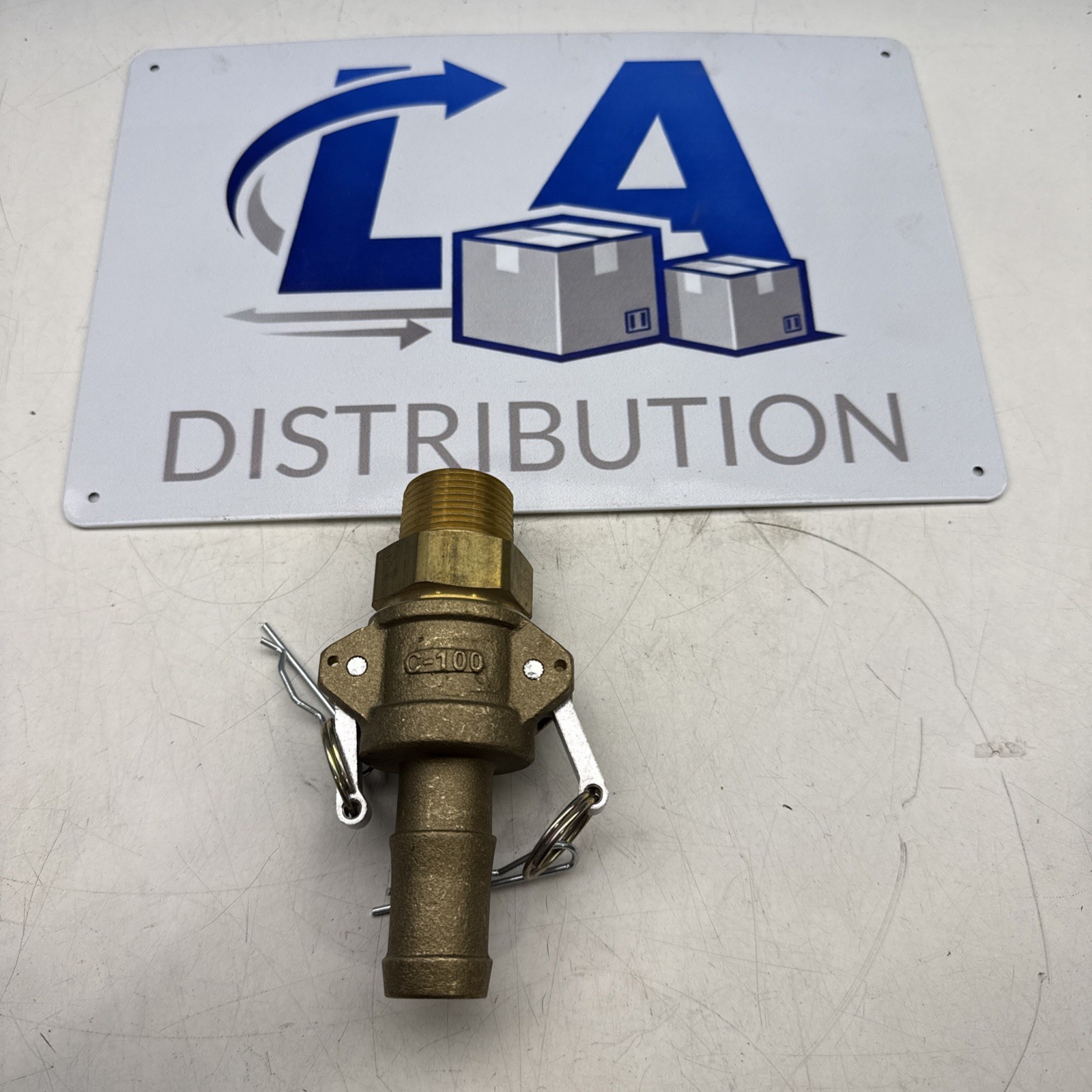 BR-C100 1" Bronze Camlock Part C Type Coupler (OLD STOCK)
