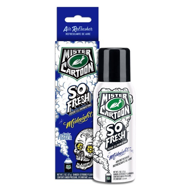 Turtle Wax Mister Cartoon So Fresh Odor Eliminating Fogger Midnight Scent, 2 oz