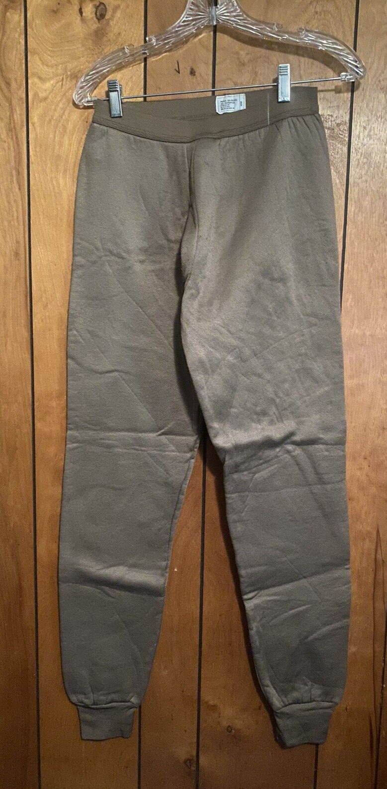 US MILITARY COLD WEATHER POLYPROPYLENE DRAWERS LONG BROWN Medium