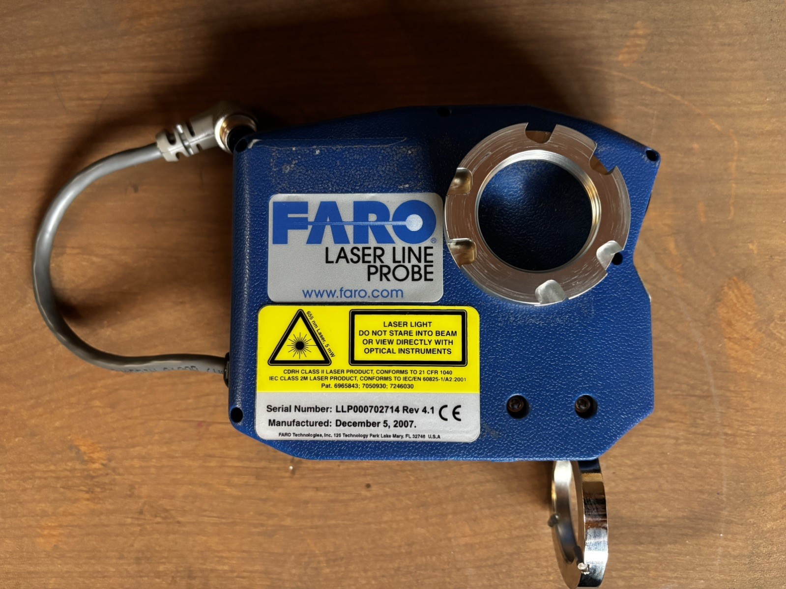 Faro Laser ScanArm Laser Line Probe LLP v2 (Mfg. May 14 2008) for Faro CMM Arm