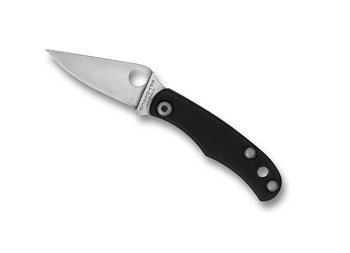 Spyderco Bug Black G-10 Sandvik 12C27 Pocket Knife Stainless - C133GBKP