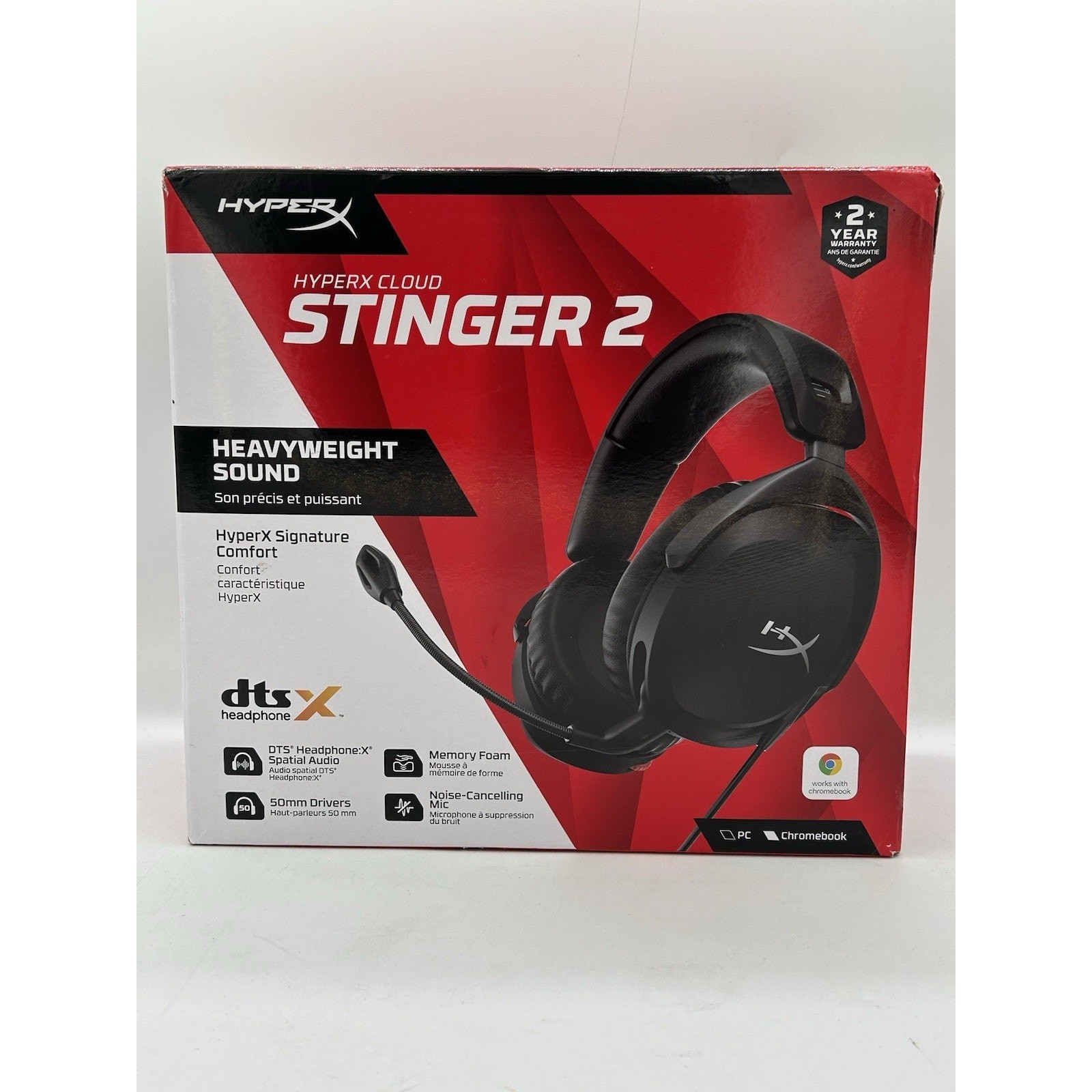 HyperX Cloud Stinger Core Gaming DTS Headphone Lightweight PC Gaming BLACK