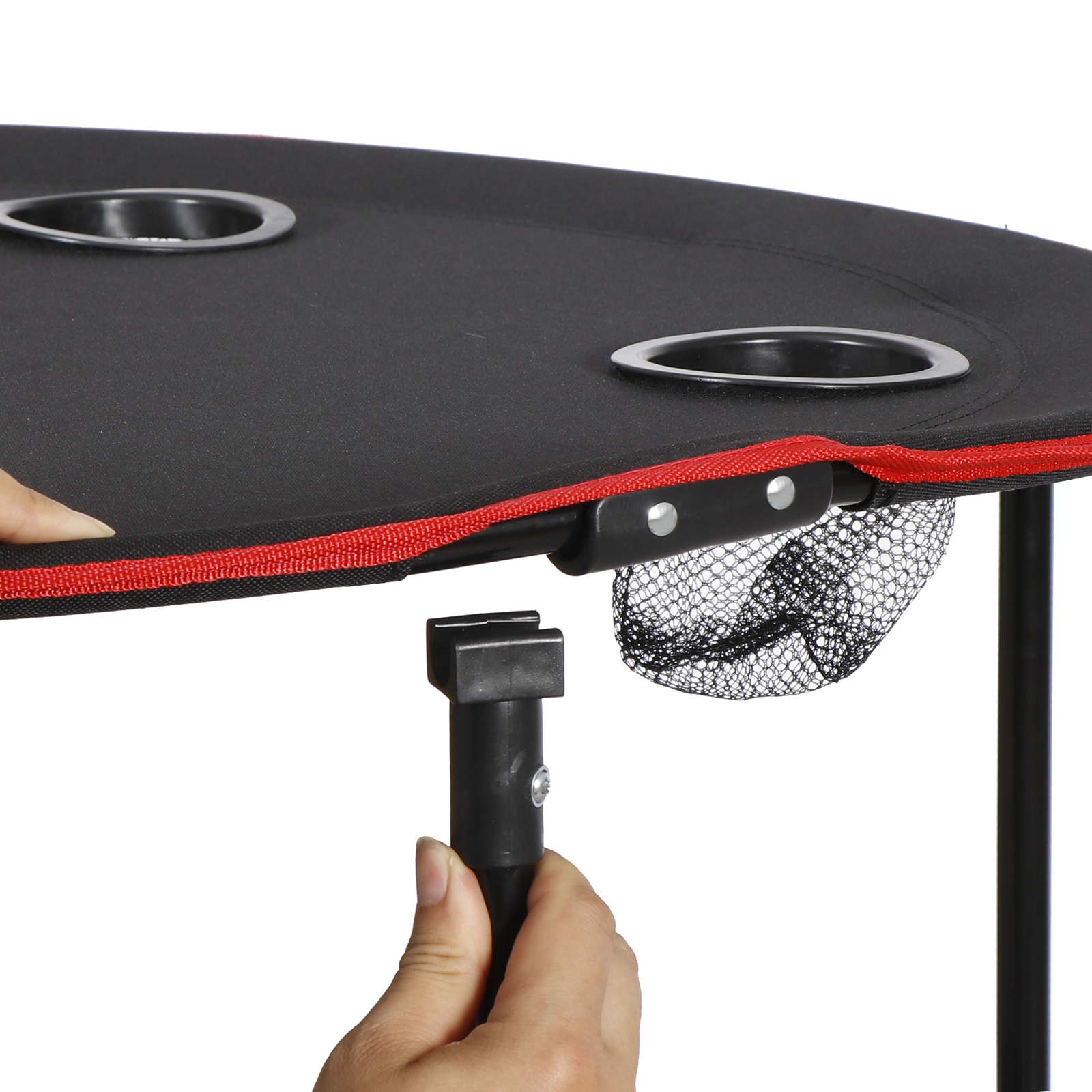 Foldable Camping Table Lightweight Picnic Table with Cup Holder for Outdoor