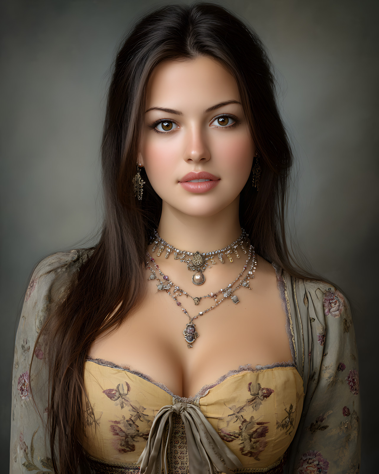 8x10 Glamour Woman Portrait Art Print - 966636645