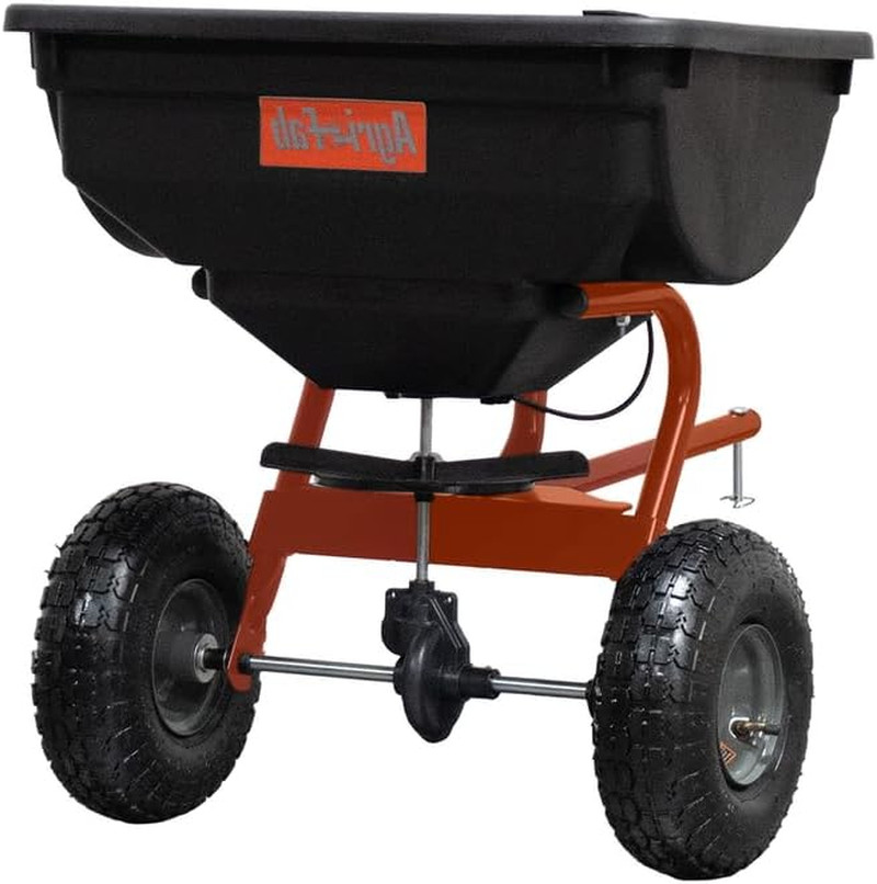 Tow Broadcast Spreader Seeder Ice Fertilizer Dispenser 85lb.