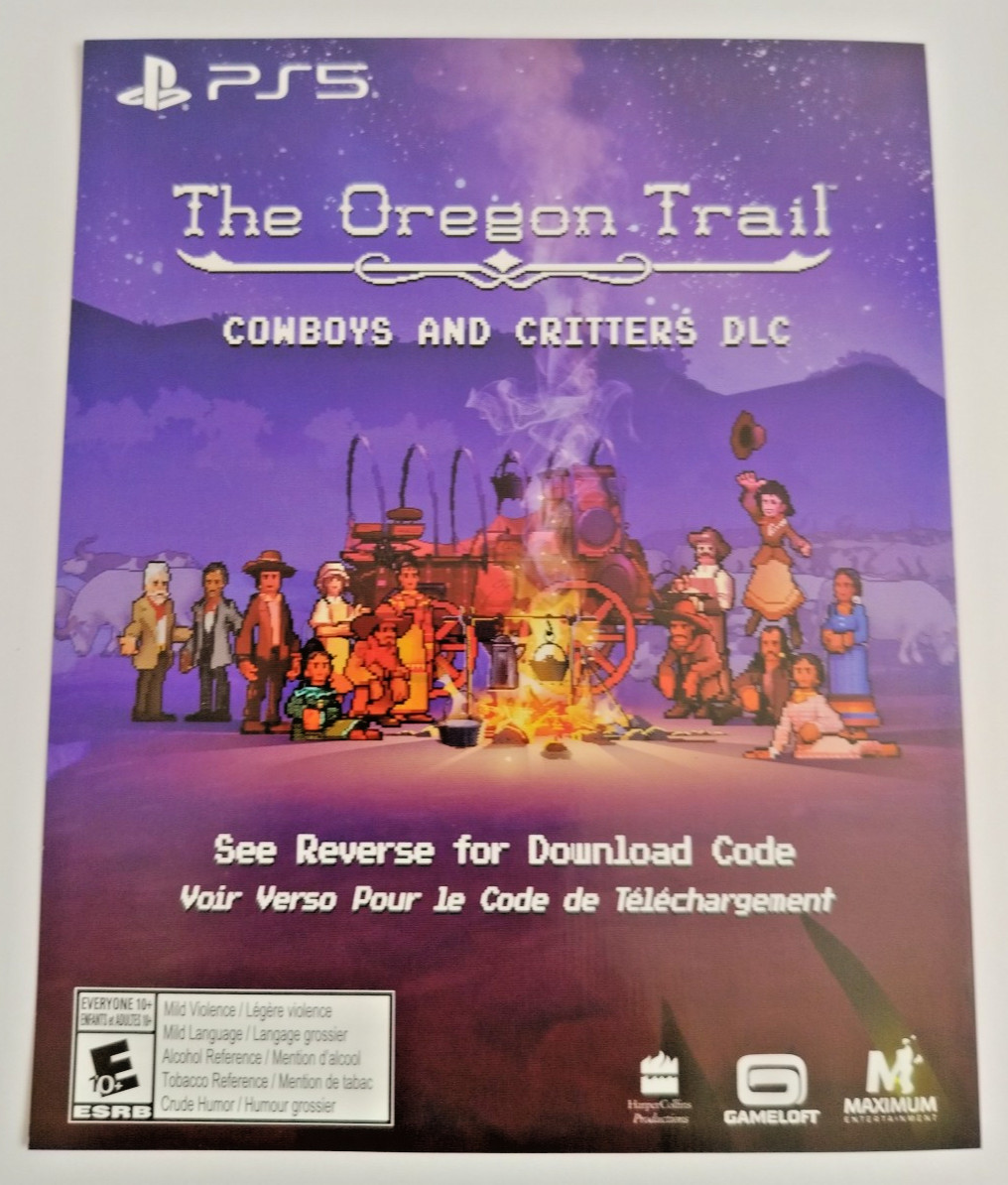 The Oregon Trail Cowboys and Critters DLC Add-on for Playstation 5 PS5