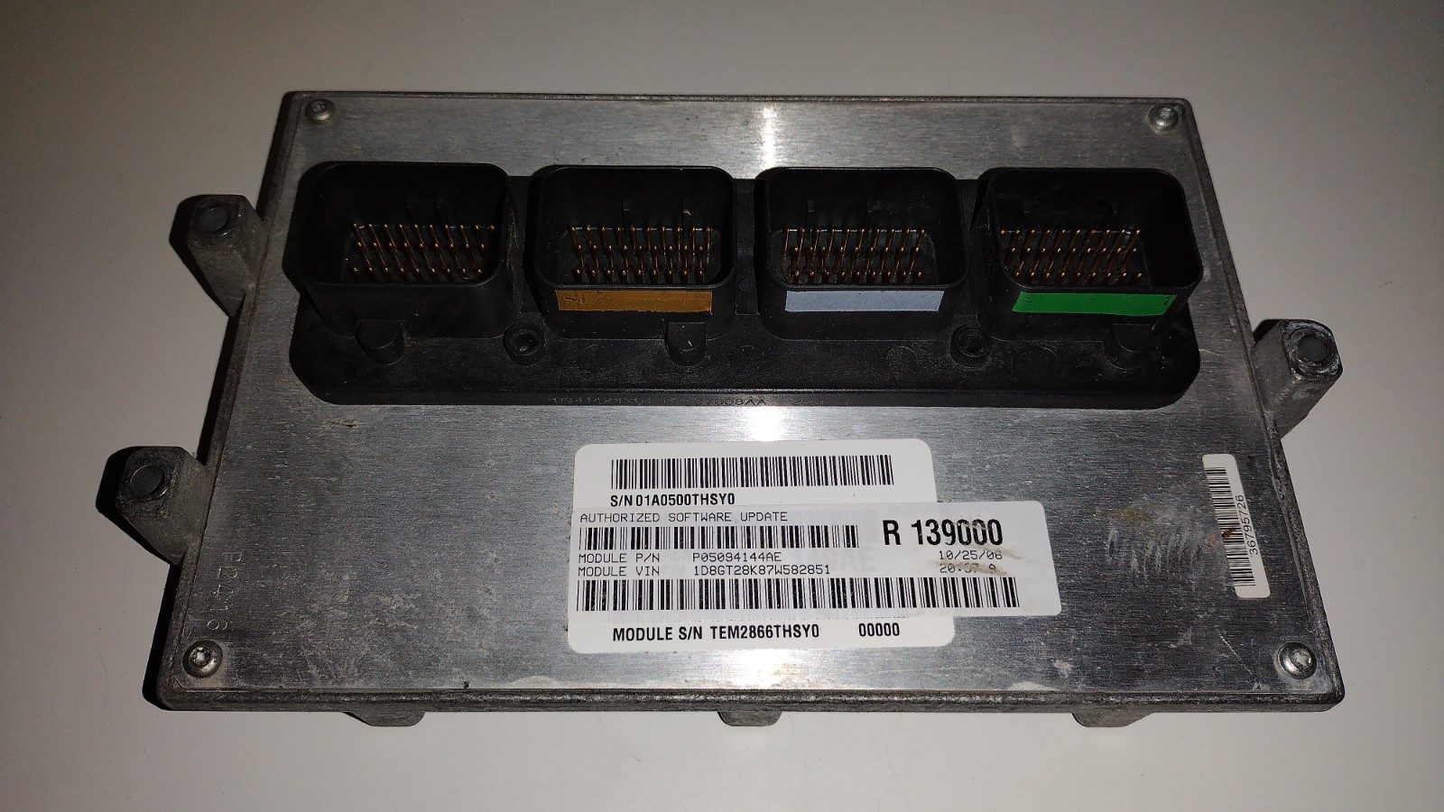 2007 Dodge Nitro 3.7L ECM/ECU computer module P05094144AE