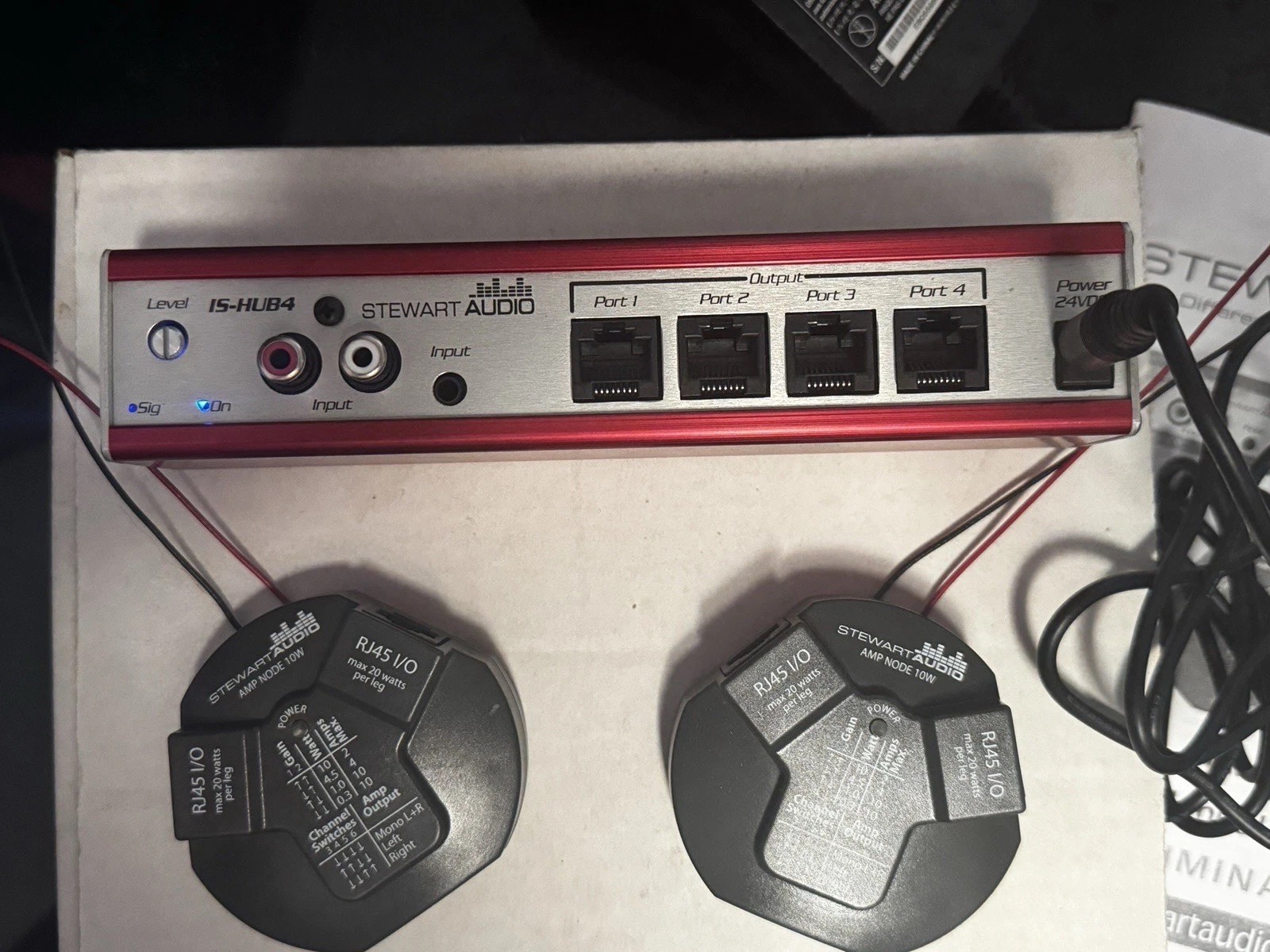 Stewart Audio - IS-HUB4 with Manual￼
