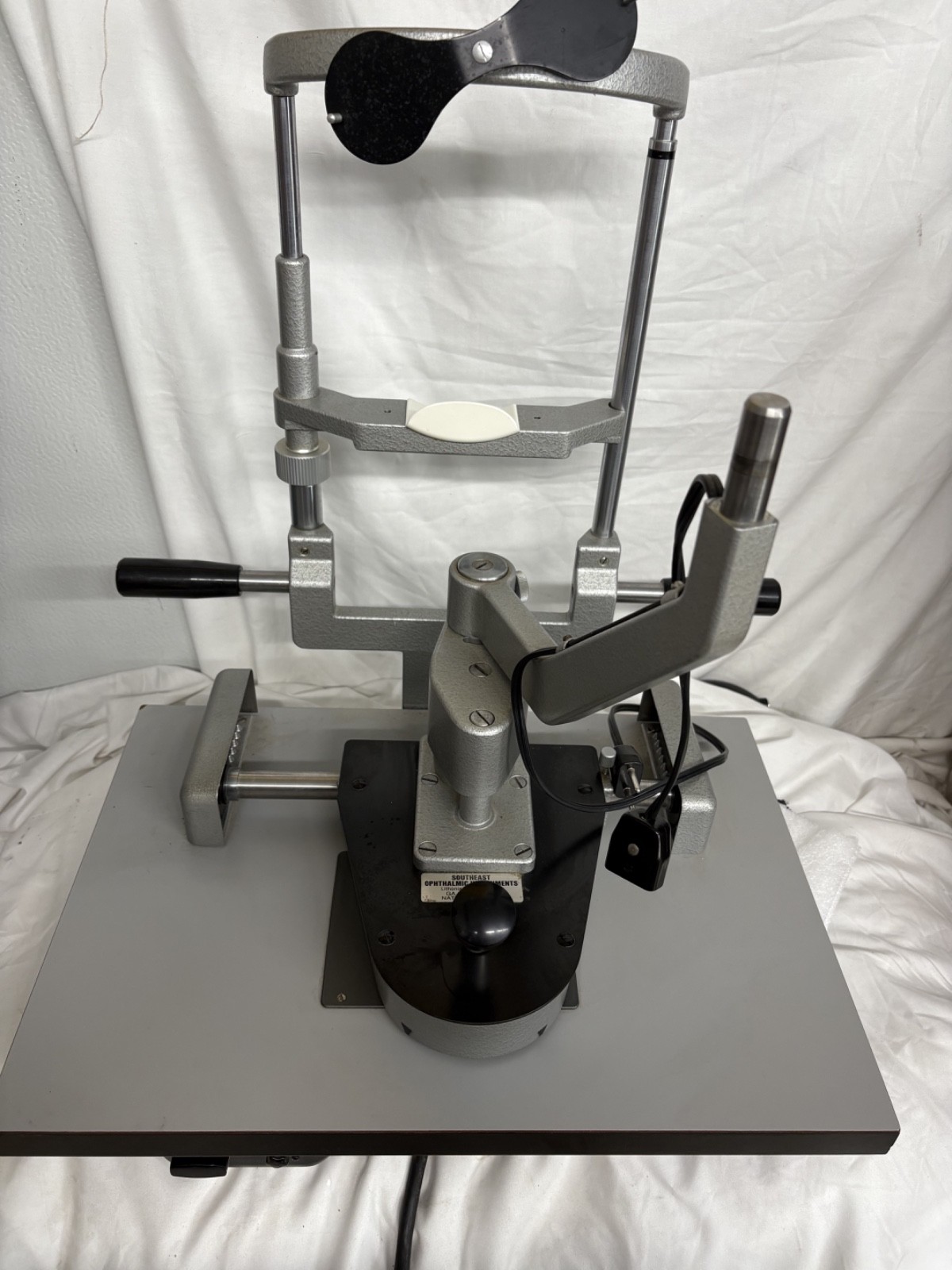 Complete Haag Streit Slit Lamp Power Supply, Base, & Chin Rest Tested Working!