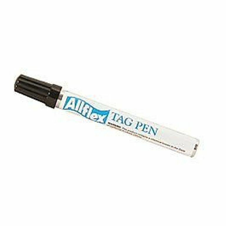 Allflex Felt Tip Eartag Marking Pen Black 2 in 1 Fine & Broad Cattle Swine Sheep