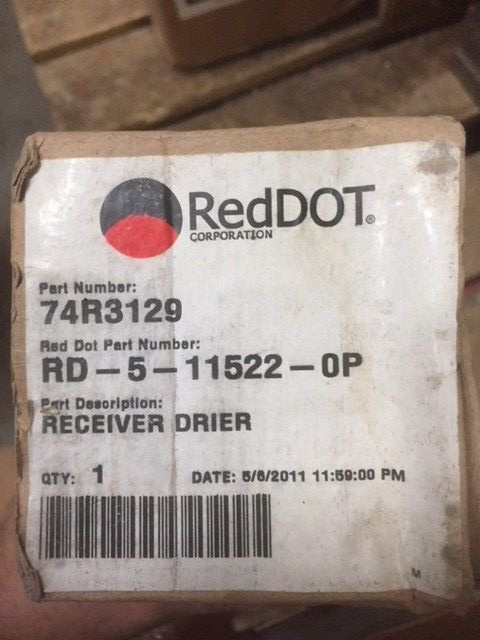 RedDot Receiver Drier 74R3129