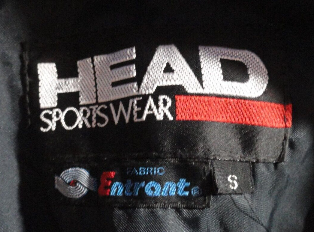 HEAD SPORTWEAR MULTICOLOR BLUE BLACK WHITE PULLOVER WINDBREAKER JACKET S