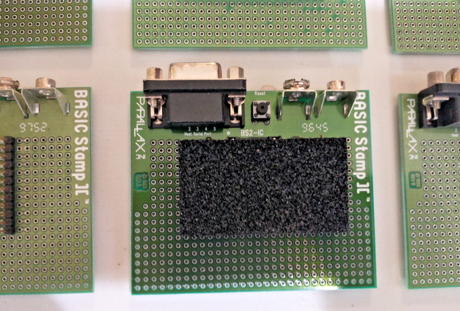 Parallax BASIC Stamp 2 Carrier/Solder Board BS2 Dev Board 9-Pin Serial (No CPU)
