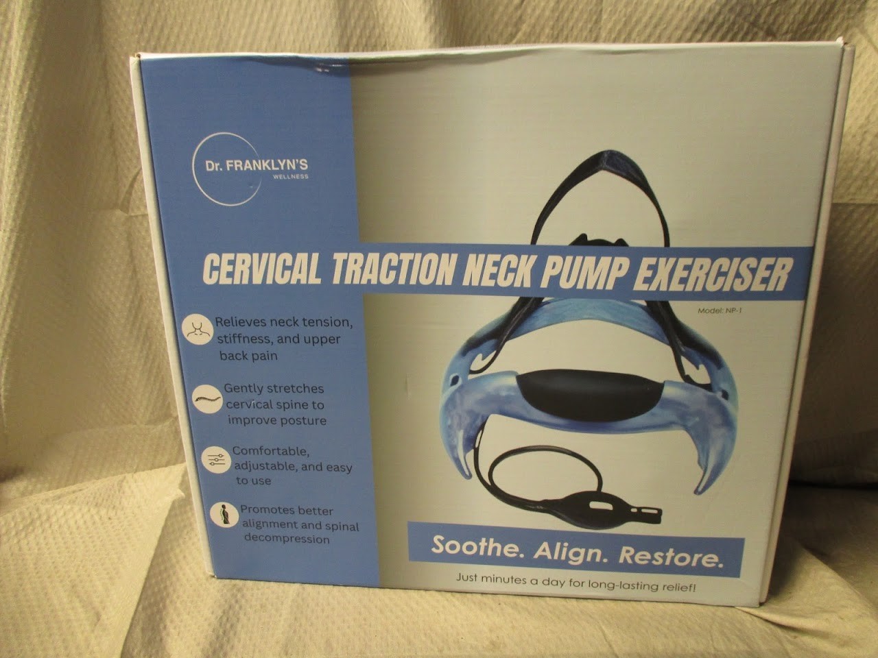 Dr. Franklyn's Wellness Cervical Traction Neck Pump Exerciser NP-1