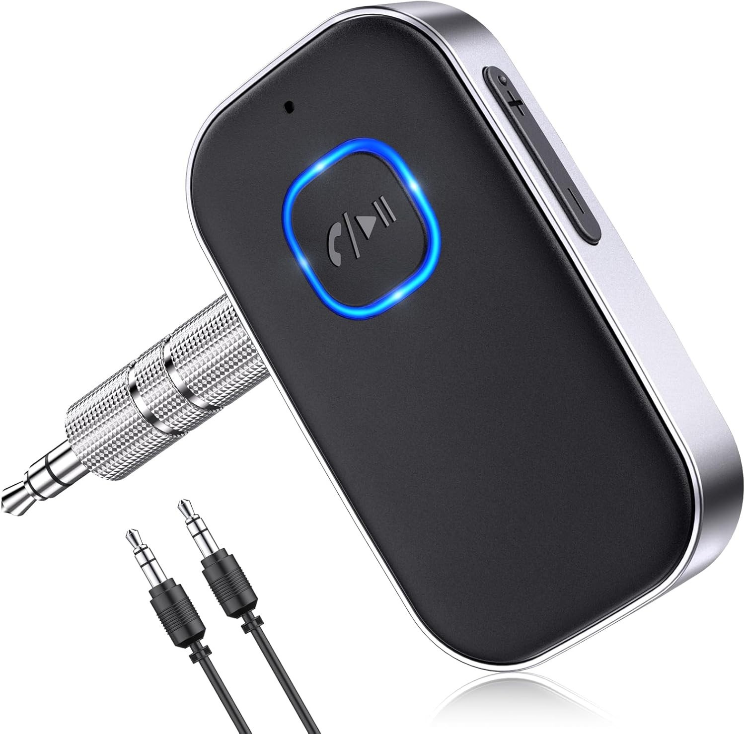 COMSOON Bluetooth Receiver for Car, Noise Cancelling 3.5mm AUX Bluetooth Car