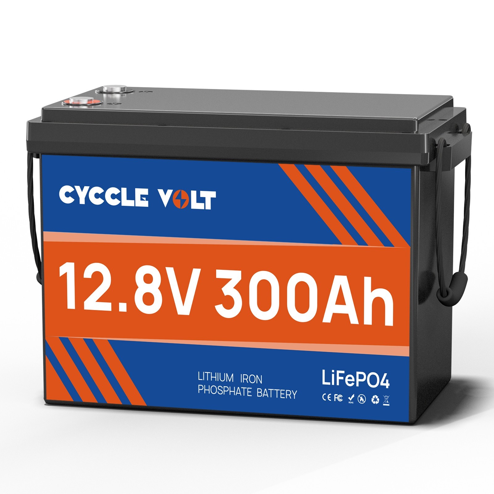 12V 300AH 3840Wh LiFePO4 Lithium Battery 15000+Cycles 200A BMS Solar Off-grid RV