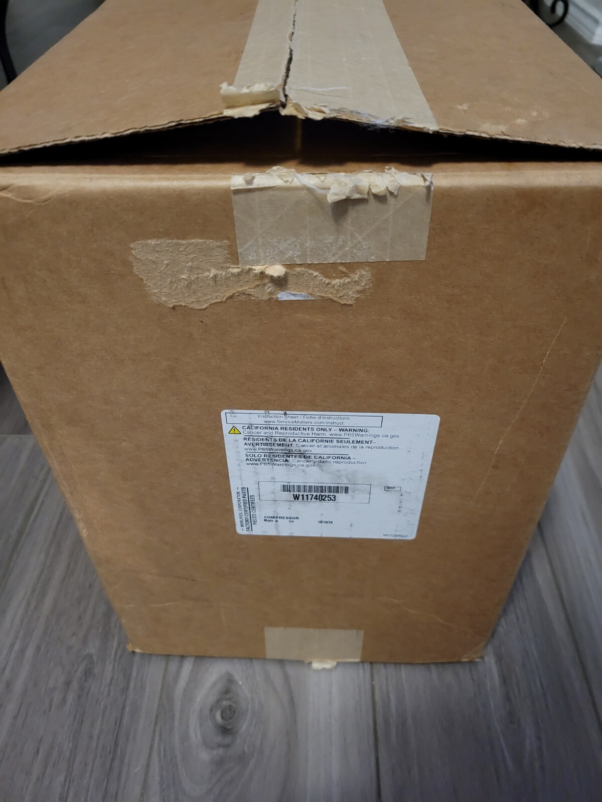 Genuine OEM Whirpool KitchenAid Compressor Kit W11656989 W11740253  W11592429