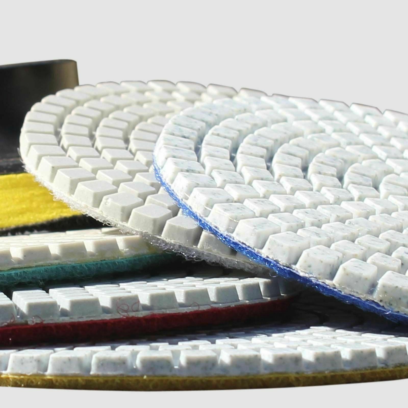 52Pcs 4" Diamond Polishing Pad travertine sandstone quartz concrete floor sander