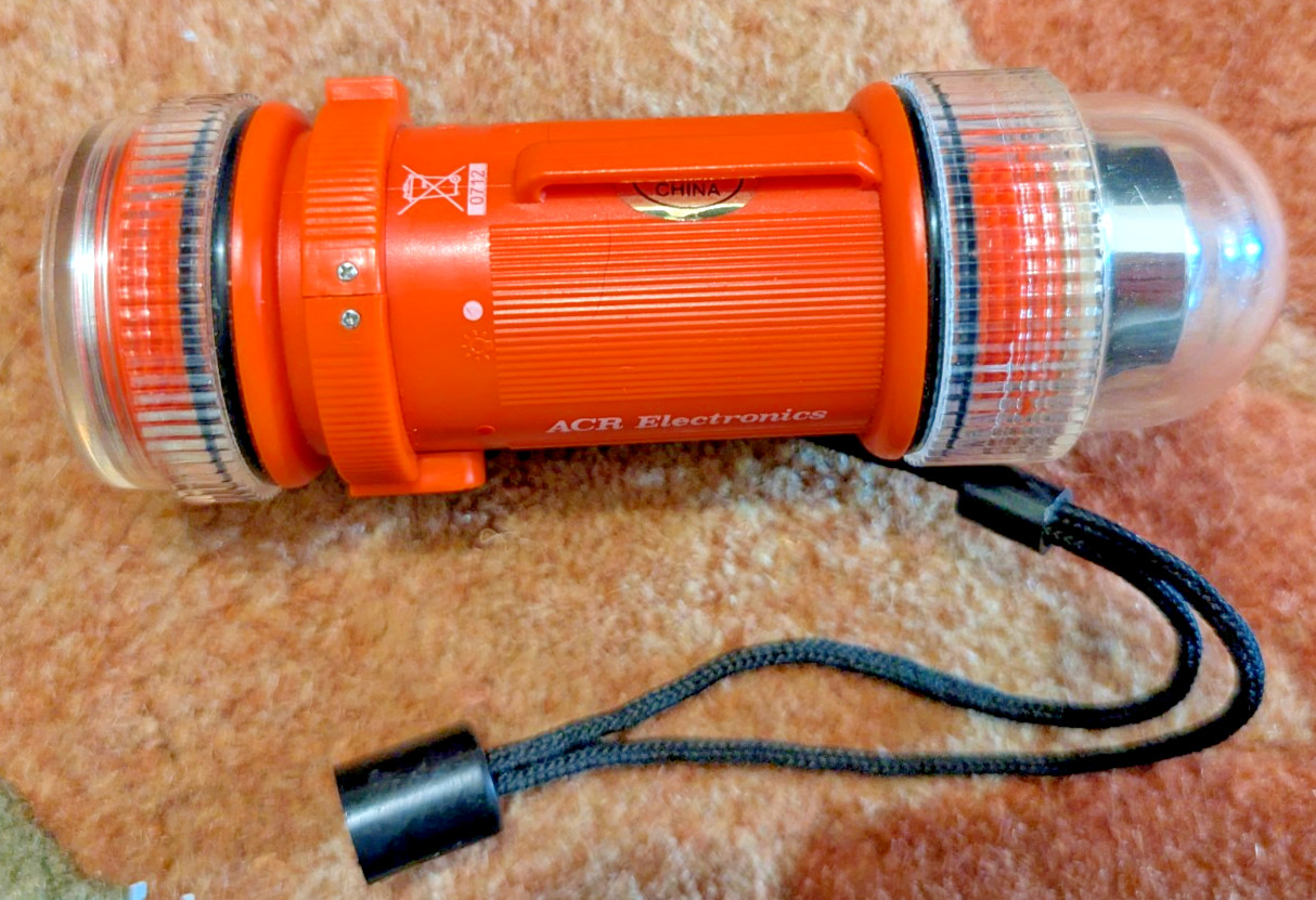 ACR 1916 Firefly Plus Rescue Distress Strobe Flashlight Tested Working FREE SHIP