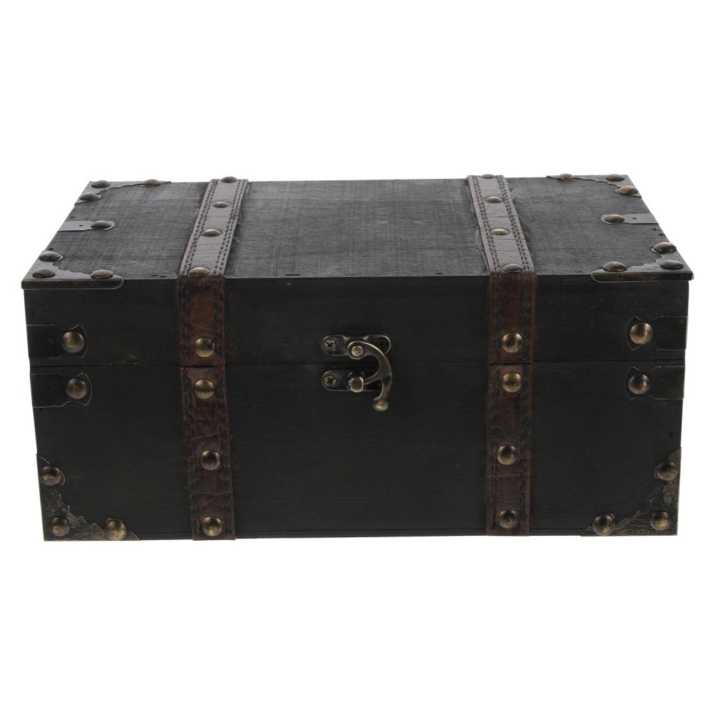 Wooden Keepsake Box Small Decorative Treasure Chest Jewelry Boxes