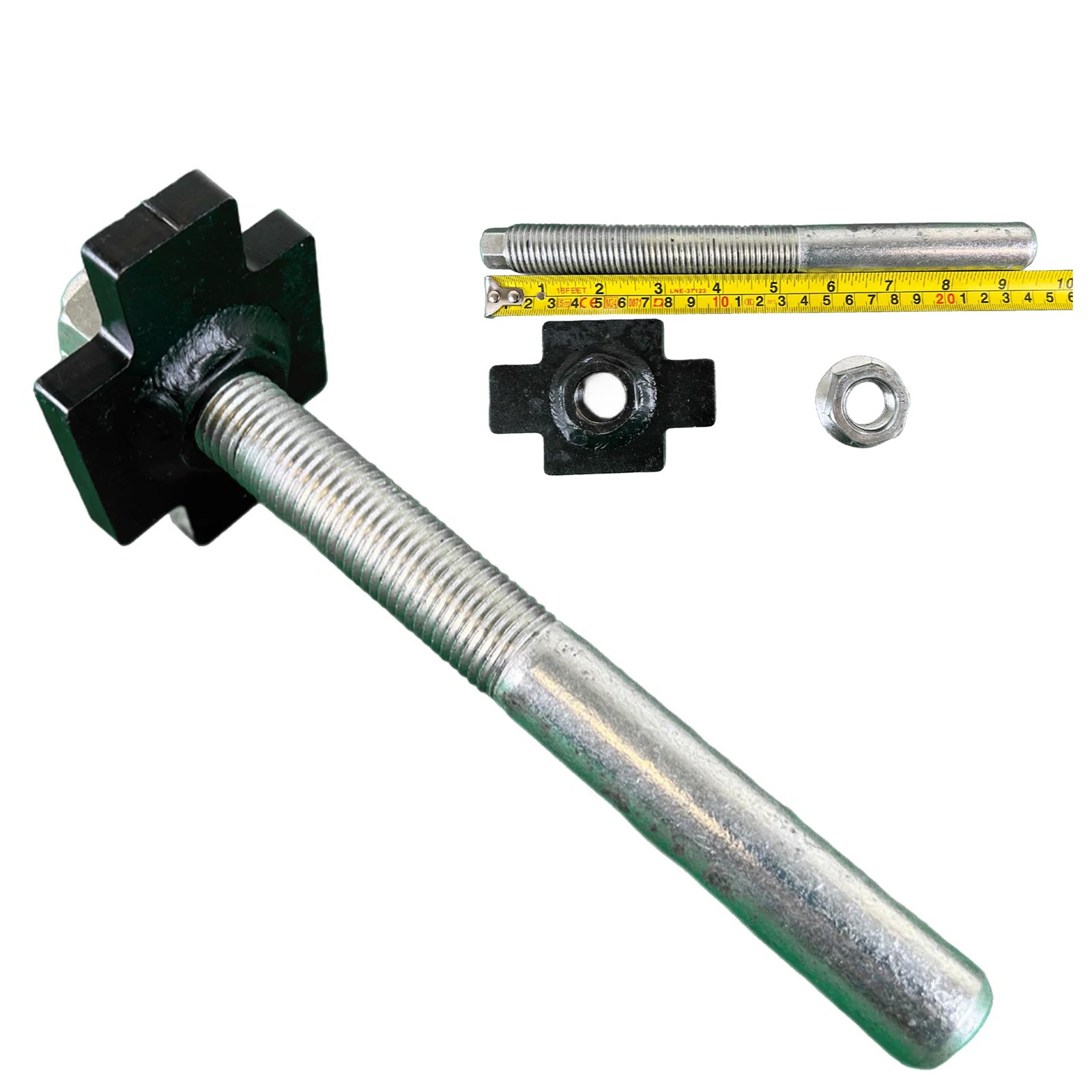 AGT Mini Excavator Track Tension Assembly Accessories Replacement Black 1pc