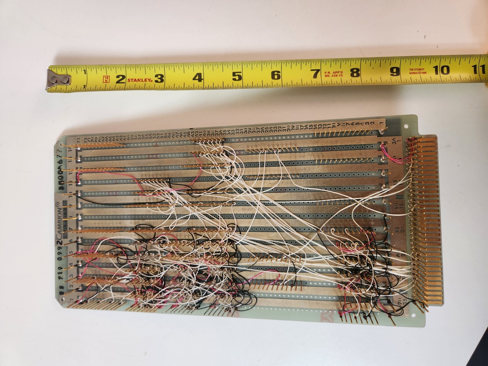Cambion Wire Wrap Pin Board With Integrated Circuits