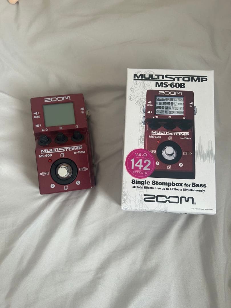Zoom MS-60B Bass Multi-Effect Pedal, 142 FX, Used