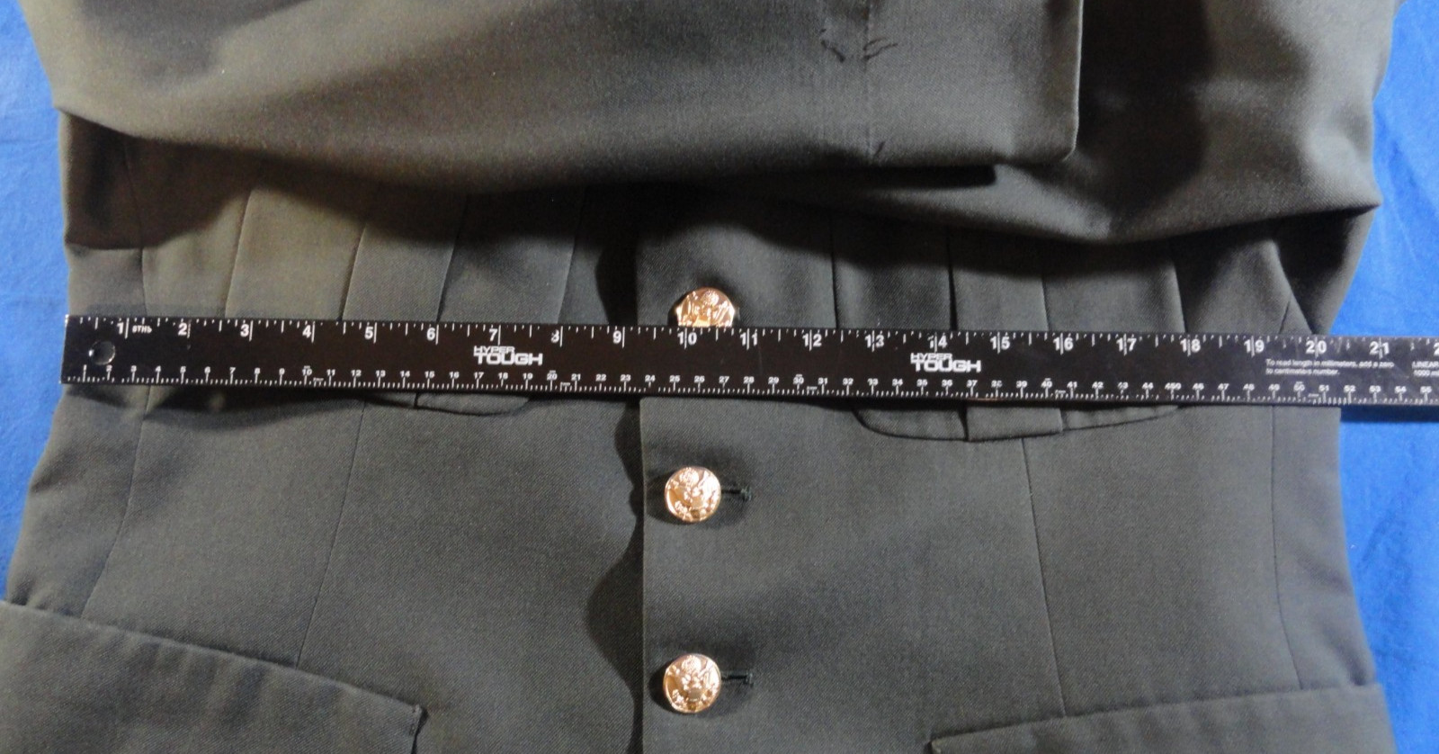 USGI US ARMY CLASS A MENS DRESS GREEN SERGE AG-489 COAT JACKET UNIFORM 42L