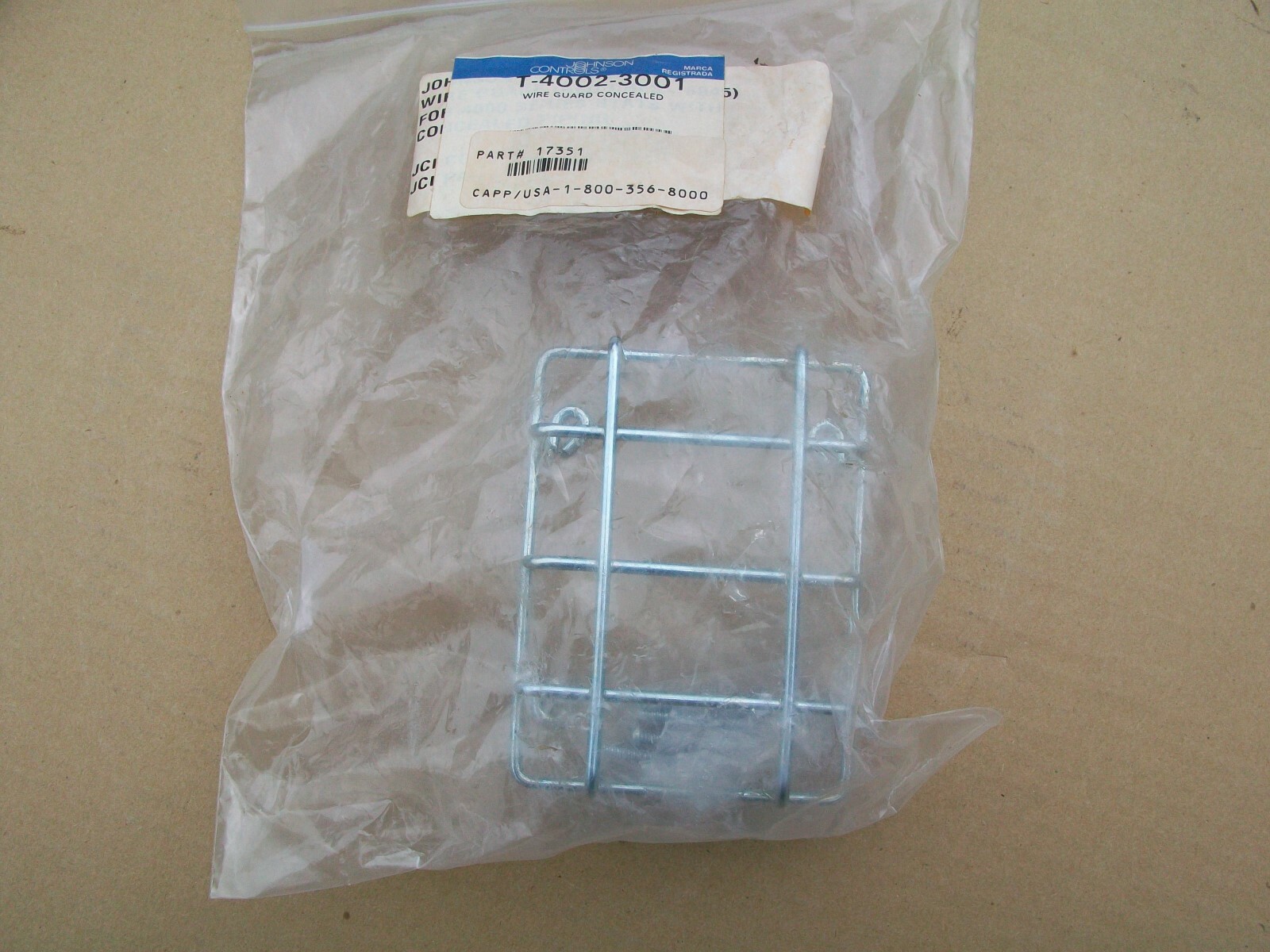 Johnson Controls T-4002-3001 Wire Guard Concealed  NEW