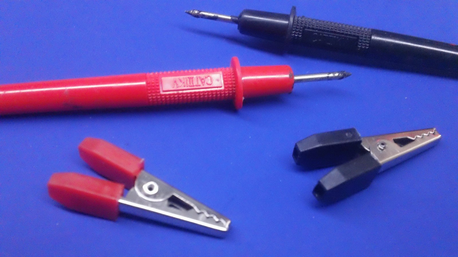 DIGITAL OHM meter VOLT meter AMP meter test lead ALLIGATOR clips - UNIVERSAL fit