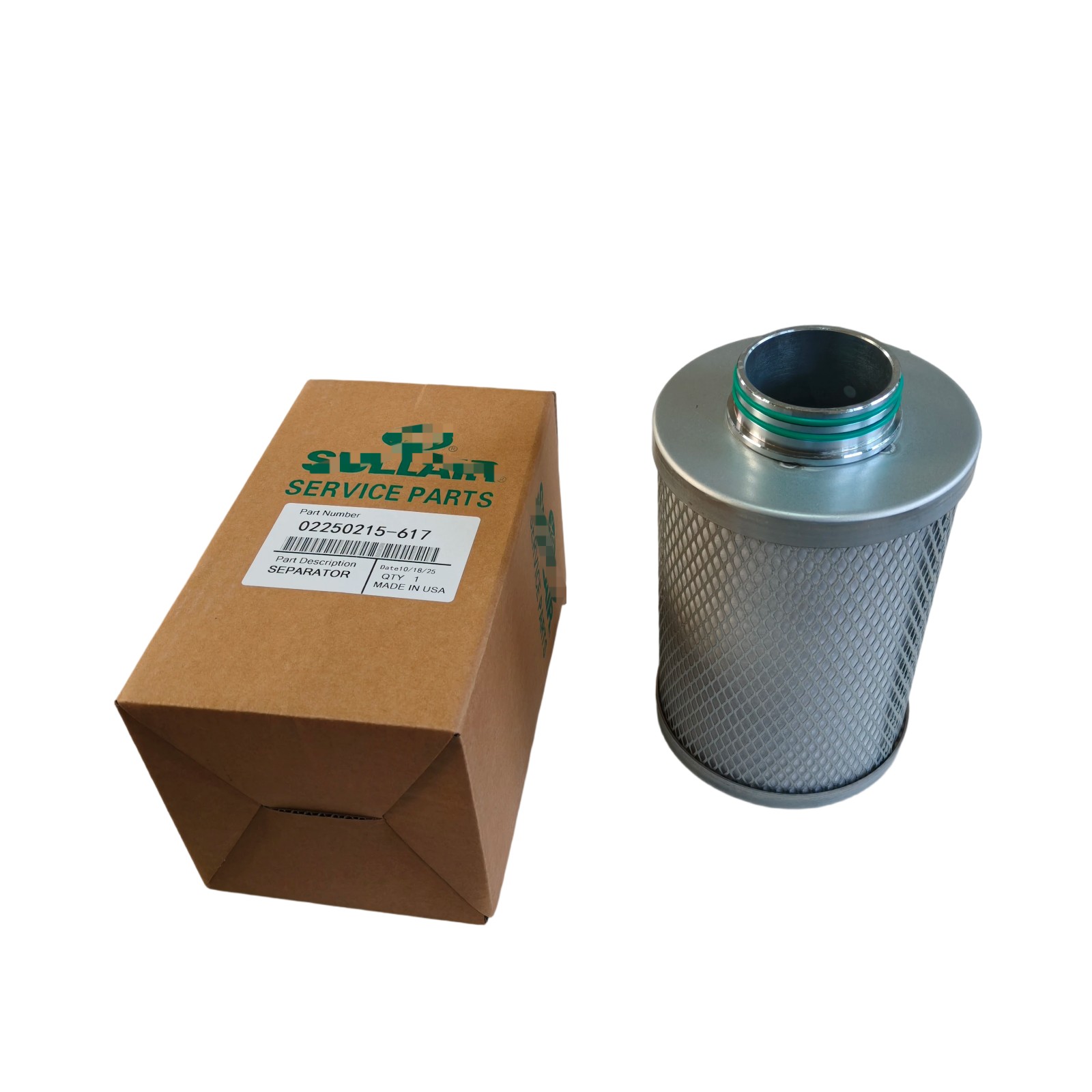 02250215-617 Oil Separator Element Suitable For Sullair Compressor Replacement