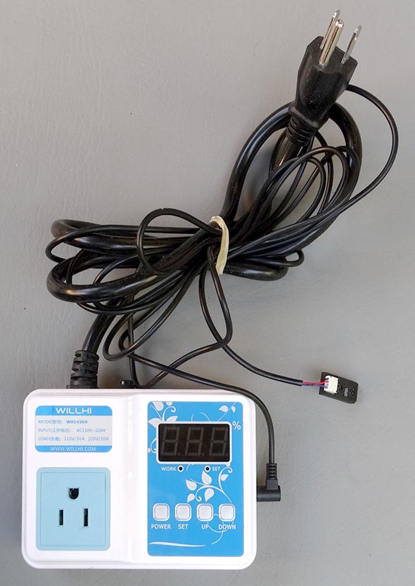 WILLHI WH1436H 110V Digital Temperature/Air Humidity Controller New version LCD