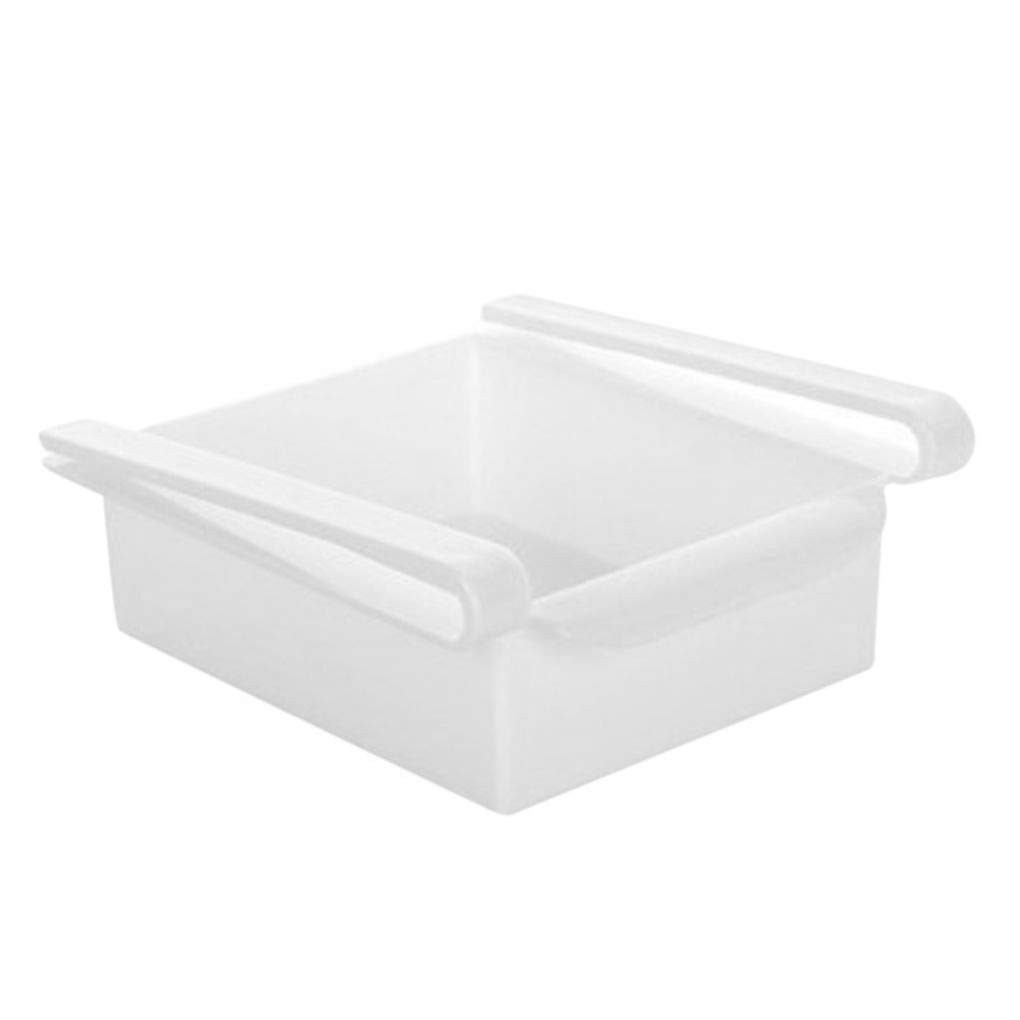 Fridge Organizer Storage Shelf-White