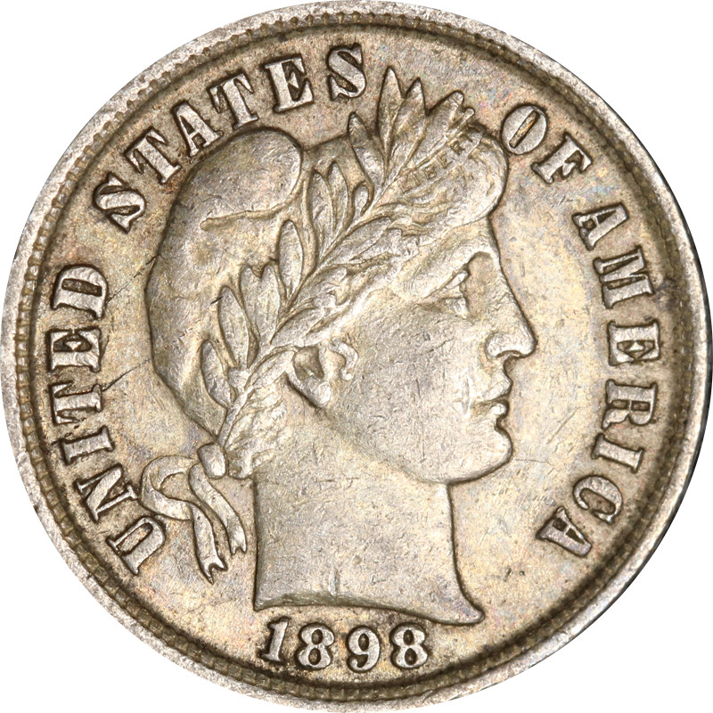 1898-P Barber Dime