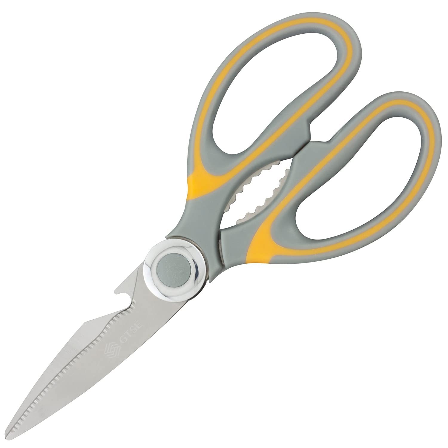 Heavy Duty Kitchen Scissors Sharp Stainless Steel Blades Comfort Grip
