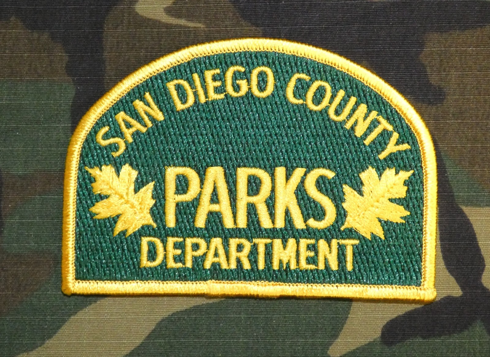 Vintage San Diego County Parks Department Shoulder Patch (CA)