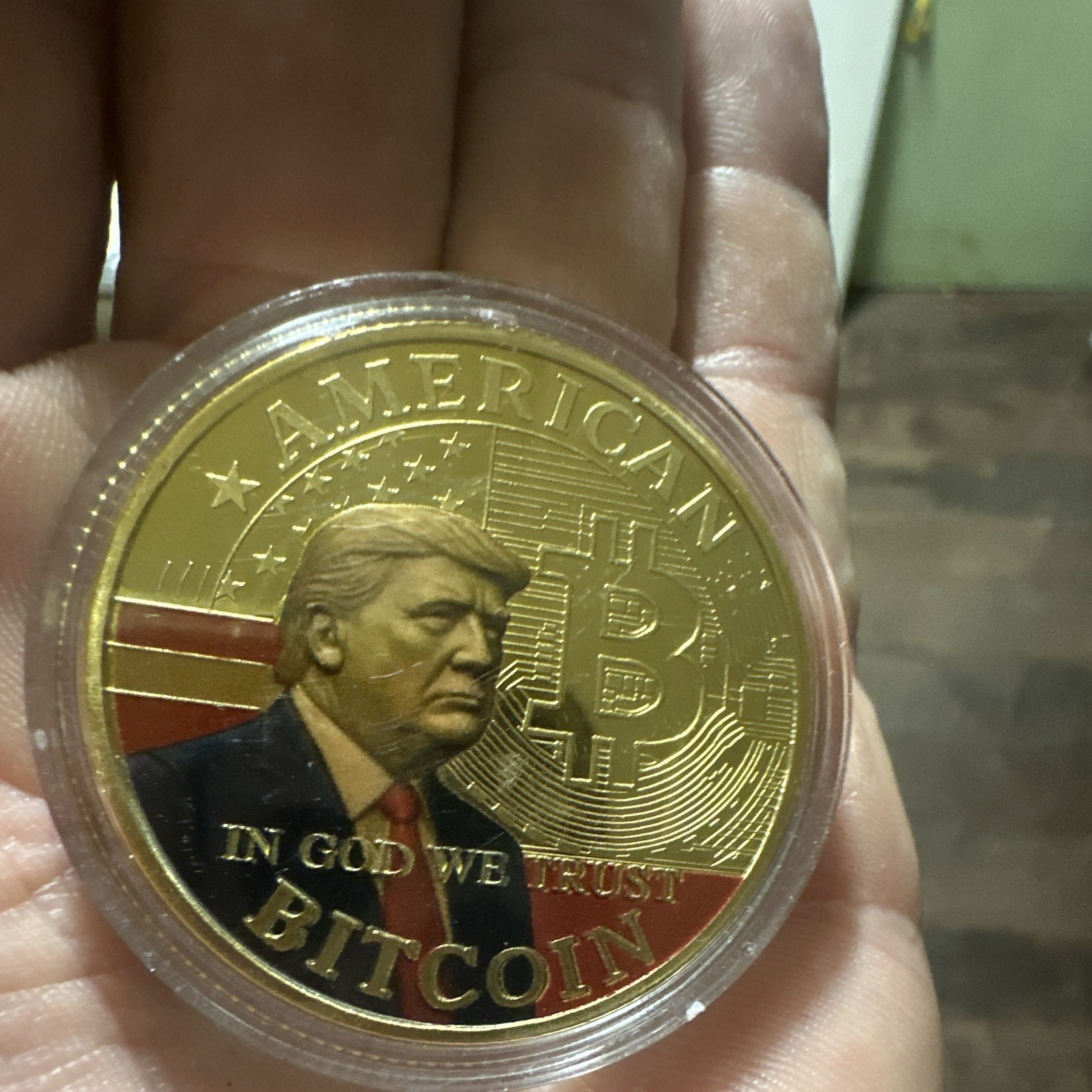 Bitcoin American Commemorative Coin Token - Liberty Design Crypto-Collectible