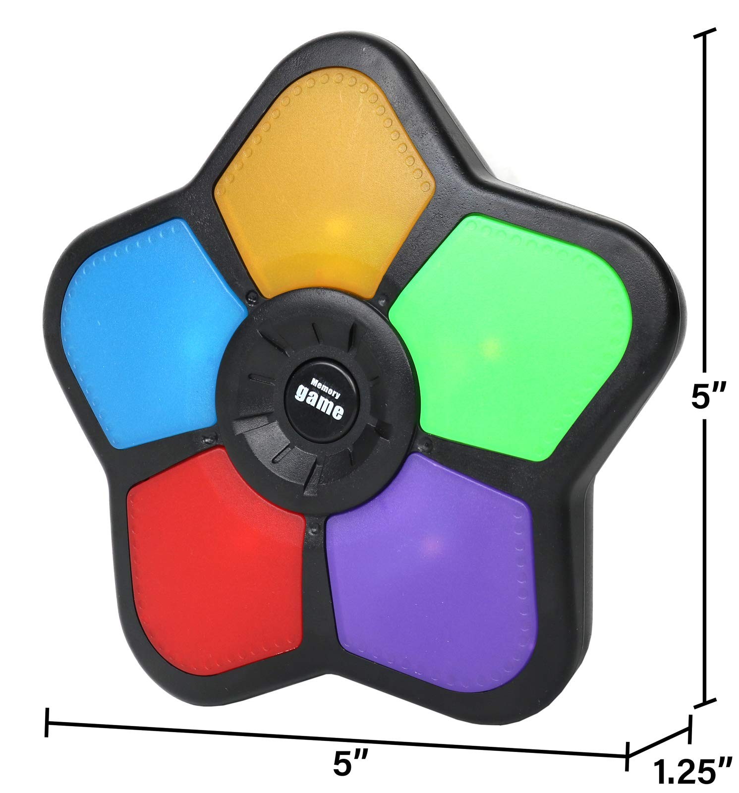 Kiddie Play Electronic Memory Game for Kids 3 and Up Repeat Small, Multicolor