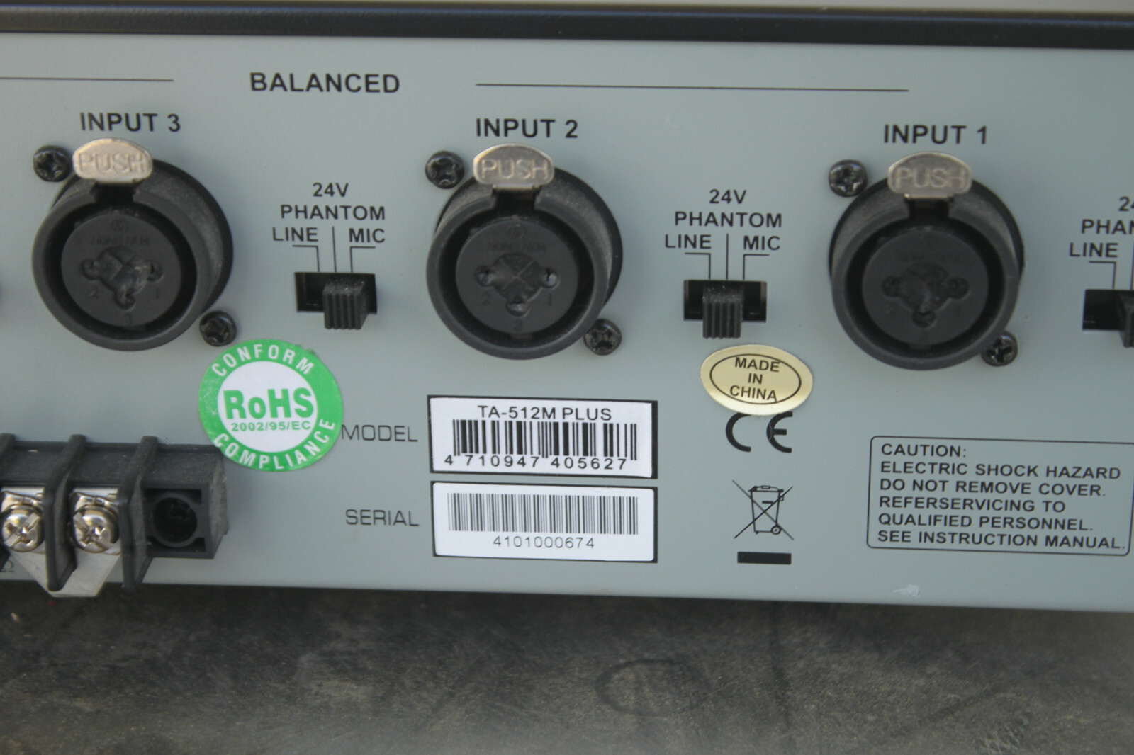 Show TA-512M Plus 500 Series Amplifier Amp