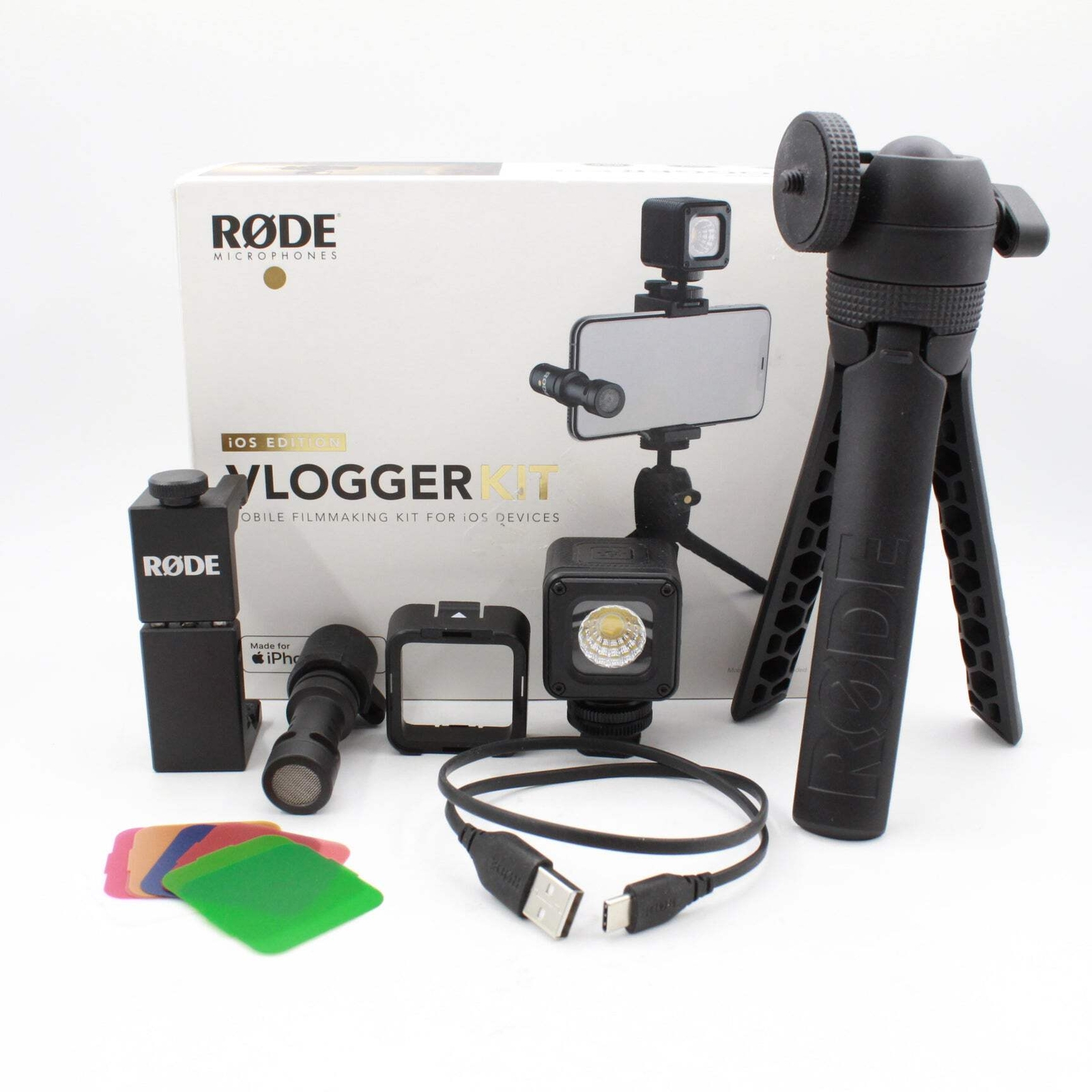 * OPEN BOX GOOD * Rode Vlogger Kit iOS Edition Filmmaking Kit for Mobile Devices
