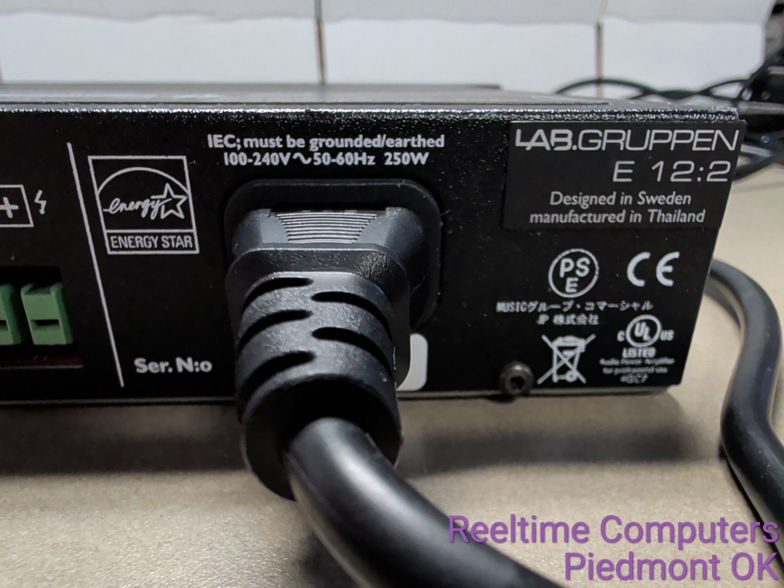 Lab Gruppen E 12:2 1200W 2-Channel Rackmount Power Amplifier Tested