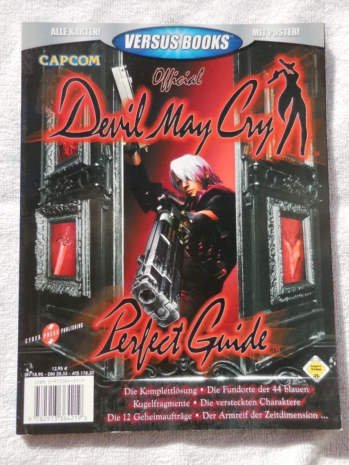 DEVIL MAY CRY GERMAN Edition Video Game Strategy GUIDE Versus Books Cyber Press