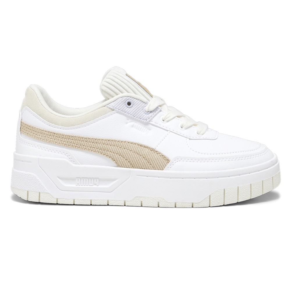PUMA Cali Dream Cc Lace Up  Womens White Sneakers Casual Shoes 39310001